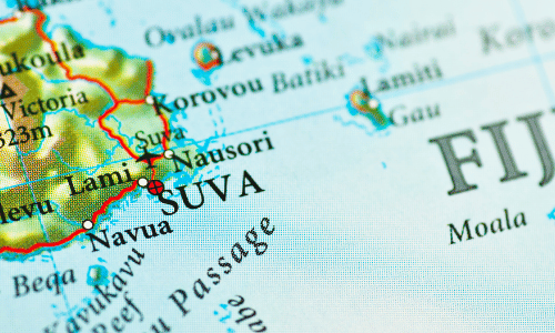 Map Of Fiji